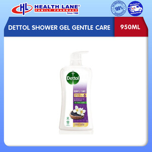 DETTOL SHOWER GEL GENTLE CARE 950ML